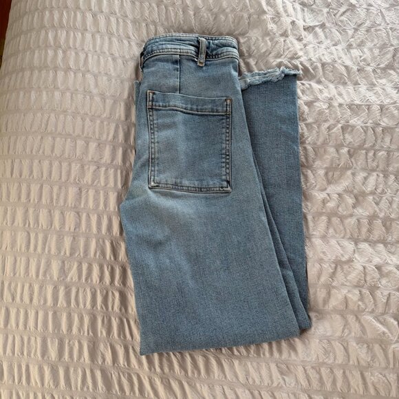 Zara Marine Straight Jeans - Size 2 - Picture 3 of 6